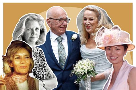 rupert murdoch wives and children